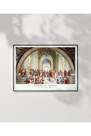 Çerçevesiz Poster Raffaello Sanzio Atina Okulu
