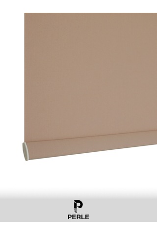 Br Perle Home Sahra Rengi Düz Mekanize Stor Perde Yüksek Kalite Metropol Serisi Sahra