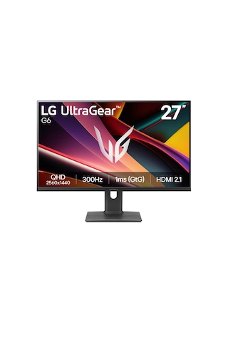 Lg Ultragear G6 27" 27g64na-b 300hz 1ms Gtg Qhd Ips Pivot Dcı-p3 %93 Vesa Displayhdr 400 G-sync Freesync Premium Gaming Monitör