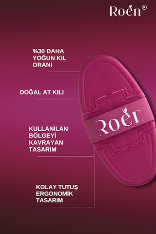 Selülit Görünümünü Gidermeye Yardımcı, Sıkılaştırıcı , Doğal At Kılı Selülit Fırçası