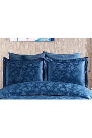 Rita Bambu Jakar Kumaş Indigo Ikili Oksford 60x80 Cm Yastık Kılıfı-1333 Çok Renkli