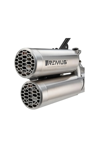 Vespa GTS-GTV 300 Egzoz Double Mesh *Gri* Euro 5 (2020-  ) / REMUS