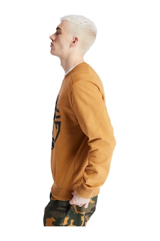 Timberland Yc Core Tree Logo Crew Ne Hardal Erkek Sweatshirt Sarı