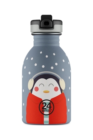 Kids Bottle Happy Penguin Paslanmaz Çelik Çocuk Su Matarası 250 Ml Renkli