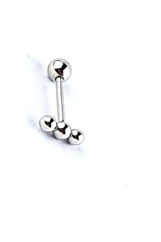 925ayar Gümüş Trend Kıkırdak Piercing Gümüş