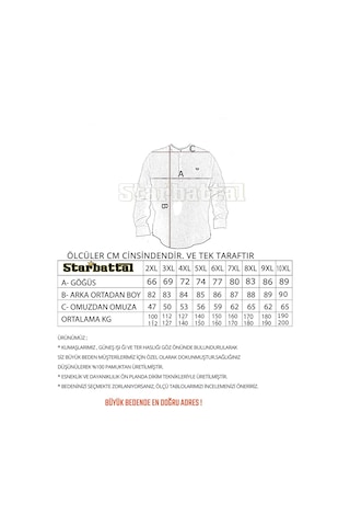 Starbattal Büyük Beden Erkek Cepli Gömlek Viento 23368 SIYAH