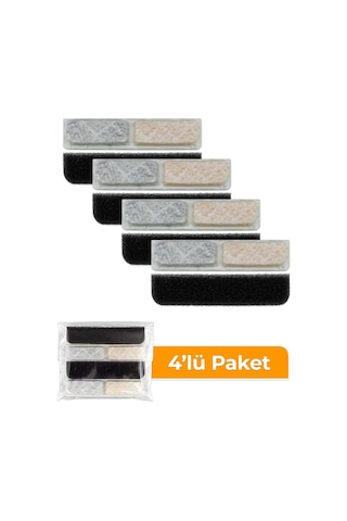 Gobypet Sensörlü Otomatik Kedi Su Sebili İle Uyumlu Yedek Filtre 4'lü Paket