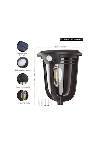Motion003 1 Bilgisayar Güneş Enerjili Hareket Sensörlü Su Geçirmez Kablosuz Duvar Lambası Dış Mekan Aydınlatma Ahşap