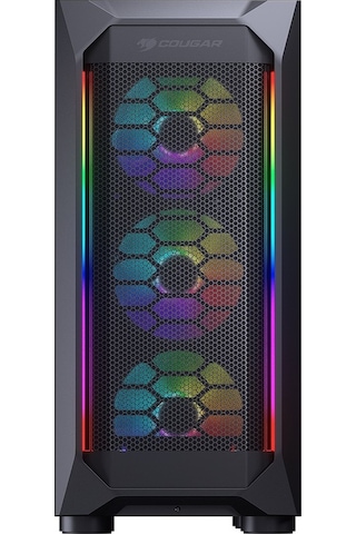 Cougar Mx410 Mesh-G 650W 80+ 4X Rgb Fan Oyuncu Bilgisayar Kasası
