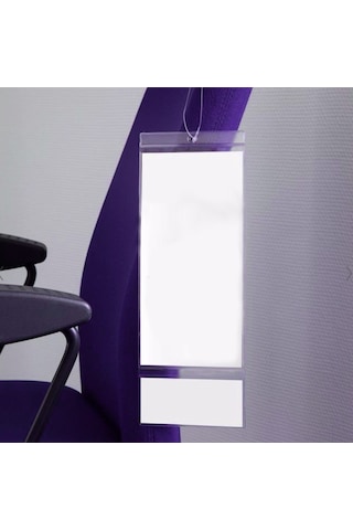 2 Cepli Fiyat Ve Etiket Cebi, Şeffaf Plastik 100 Adet