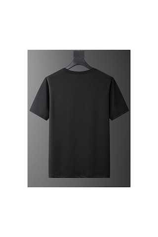 Nevermind Sevgili Kombin Tişörtü Sevimli Karakter Baskılı Unisex Oversize Ç Siyah