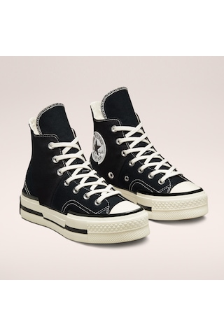Converse Chuck 70 Plus Canvas Unisex Siyah Sneaker Düz A00916c Siyah