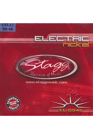Stagg El-0946 Takım Tel Elektro Gitar Teli 009-046