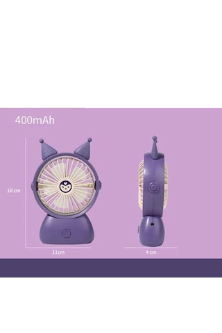Mini Masa Ve El Fanı Şarjlı 2 Kademeli Taşınabilir Serinletici Va