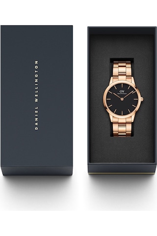 Daniel Wellington Iconic Link 40 RG Black DW00600344 Erkek Kol Saati