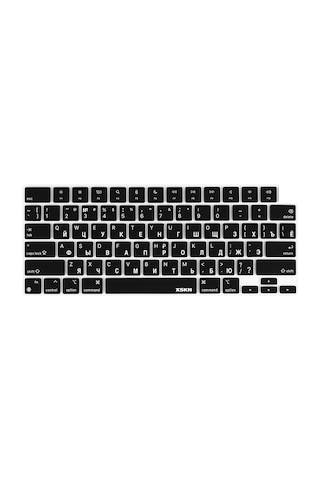 Rusça Klavye Koruyucu Macbook Air Pro Kılıf M2 M3 M4 Çip Us-abd A2681 A2941 A2442 A2485 Uyumlu