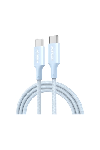 Ugreen Usb-c 100w 5a Qc Pd Örgülü Hızlı Şarj Kablosu, 1 Metre, Mavi, 65253 -