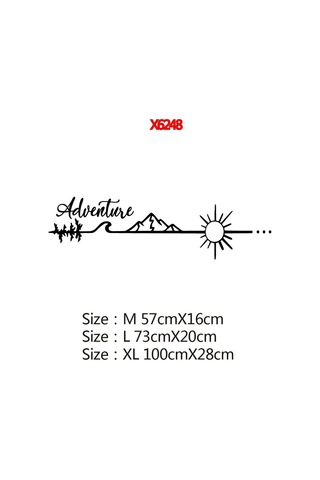 X6247-altın-l 73 Cm X 20 Cm-moda Kamp Macera Vinil Yapışkan Camper Van Suv Dekorasyon Çıkartmaları Karavan Rv Vinil Çık