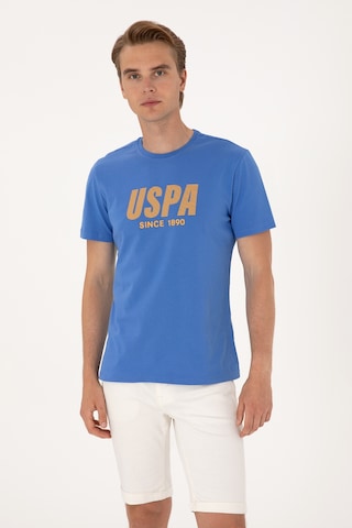 U.S. Polo Assn. Erkek Regular Fit Bisiklet Yaka İndigo Tişört 50306966-VR028