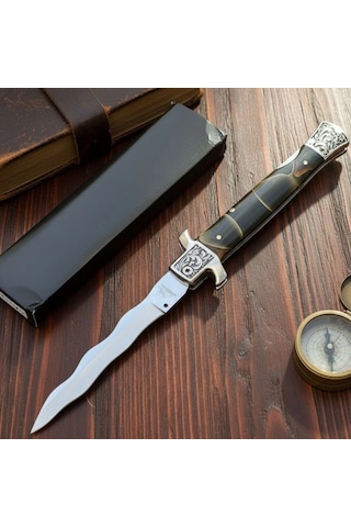 Knivox Akc Criss Pocket Knife Sedef Kabze Manuel Kahverengi Knivox Akc Criss Pocket Knife Sedef Kabze Manuel Kahverengi