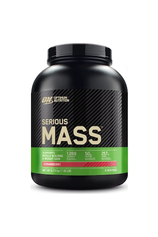 Serious Mass Çilek Aromalı 2.73kg 8 Servis Ve Kilo Desteği Çilek
