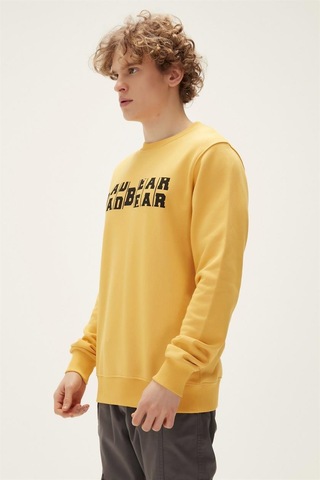 Bad Bear 22.02.12.009-c25 Counter Erkek Sweatshirt Sarı