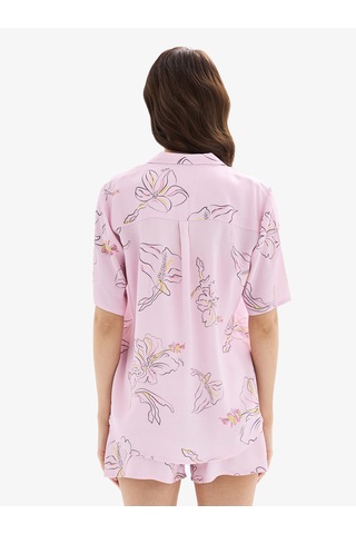 Kadın Şort Pijama Altı 52024 - Desenli Çok Renkli