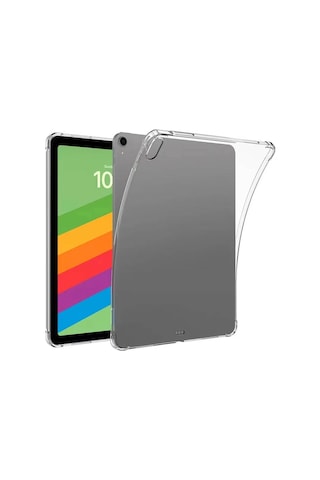 Forzacase Apple Uyumlu iPad Air 4. Nesil 10.9 2020 A2324 A2072 İle Anti Shock Silikon Kılıf Şeffaf Fc014 Silikon