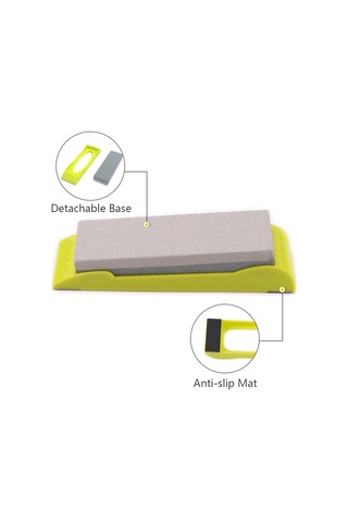 Shineyee 120/240 Tane Çift Yönlü Gritli Bıçak Taslağı - Kaymazsız Pp Tabanlı Turuncu Kesici Aleti