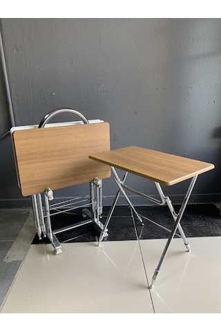 Çanta Sehpa, Sehpa, Zigon, 4lü Zigon, Mebran Çanta Sehpa-bambu