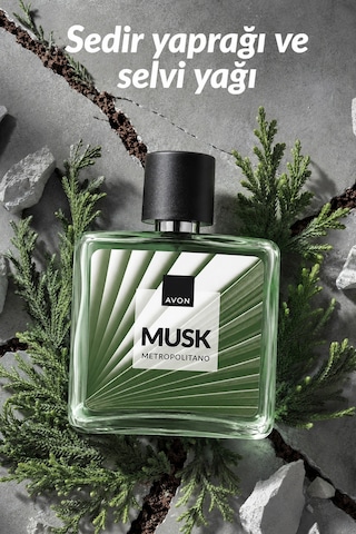 Avon Musk Metropolitano Erkek Parfüm EDT 3 x 75 ML