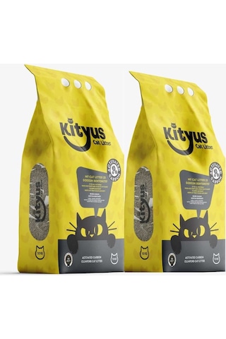 Toi Moi Kityus Aktif Karbonlu Sodyum Bentonit Kedi Kumu 2 x 10 L