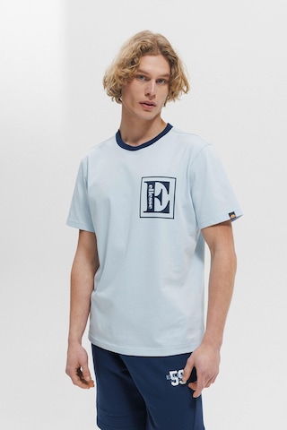 Ellesse Erkek T Shirt Em458-bl Mavi Mavi