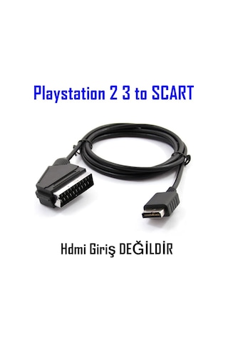 Playstation 2 3 Rgb Scart Tv Kablosu Ps2 Ps3 Tv Bağlantı Kablosu