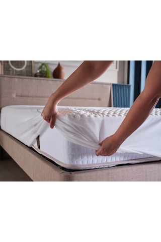 Doqu Home Collagen Sıvı Geçirmez Fitted Alez 150x200cm