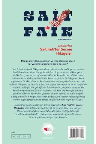 Çocuklar İçin Sait Faik Ten Seçme Hikâyeler