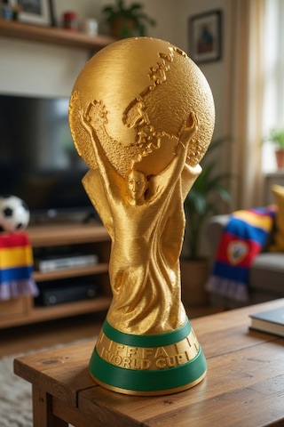 Dünya Kupası Temalı Dekoratif Kupa Biblosu Futbol Severlere Özel Masa Üstü Ve Raf Süsü Dünya Kupası Temalı Dekoratif Kupa Biblosu Futbol Severlere Özel Masa Üstü Ve Raf Süsü
