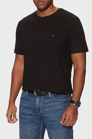 Tommy Hilfiger Erkek T Shirt Mw0mw37267 Bds Siyah SIYAH Siyah