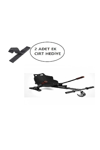 Hoverkart Elektrikli Kaykay Koltuk Aparat Siyah + Ek Cırt
