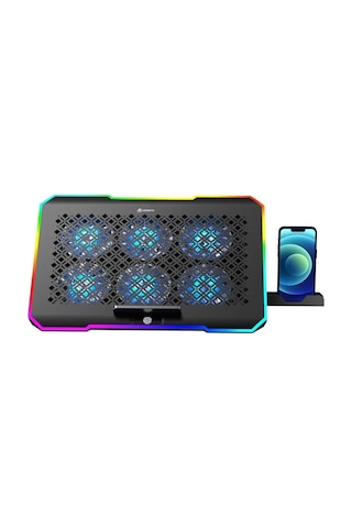 Gamebooster Gb-ns61 Storm 17&apos &apos Fan/rgb Kontrollü 2xusb Portlu Notebook Soğutucu