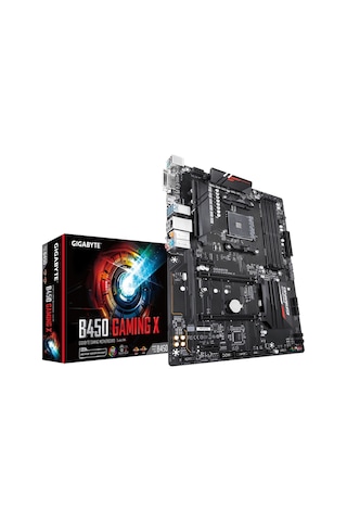 Gigabyte B450 Gaming X AMD B450 3600 MHz (OC) DDR4 Soket AM4 ATX Anakart