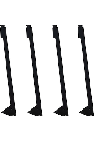 4'lü Dekoratif Metal Firkete Sehpa Ayağı (52 cm Yükseklik)