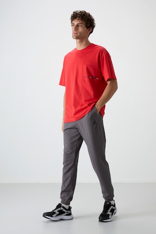 Tommy Life Koyu Gri Pamuklu Yumuşak Dokulu Comfort Fit Nakışlı Erkek Jogger - 82123 Koyu Gri