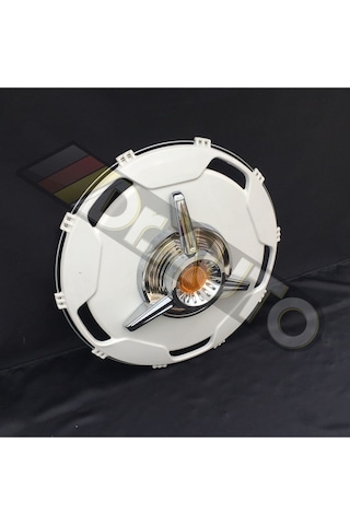 22.5 İnç Büyük Model Sarı Fırfırlı Jant Kapağı 4'lü Takım