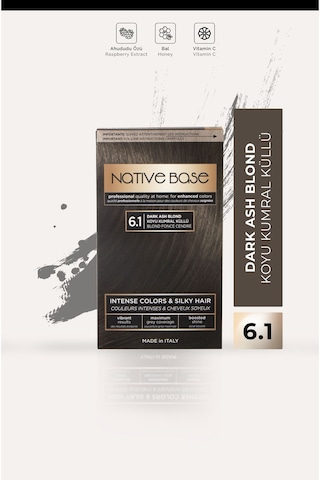 Ev Kiti Saç Boyası 6.1 Koyu Kumral Küllü