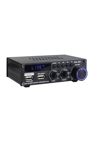 Padalink 12v Bluetooth Oto Ve Ev Amplifikatörü - 30w+30w Güç, Alüminyum Gövde, 20-20khz Frekans Aralığı, Avrupa Şarj Aleti Siyah