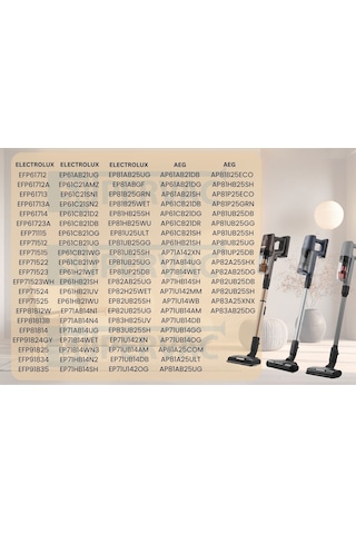 Electrolux Ep71ub14db, Ep71ab14ug İle Uyumlu Filtre Seti