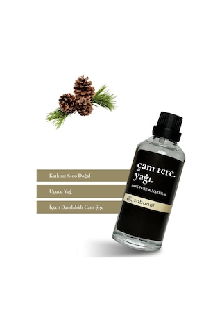Sabunal Çam Terebentin Yağı 100 ML - Saç ve Cilt Bakımı - Aromaterapi Uçucu Yağ