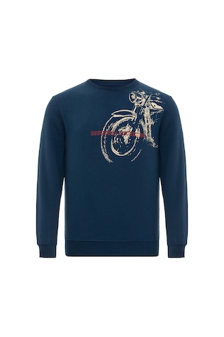 Routefıeld Routefield Erkek Sweatshirt Harv Lacivert 079 Lacivert
