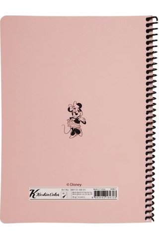 Keskin Color Disney All Eyes On Minnie Çizgili Defter 16.5X22.5 8 Pembe